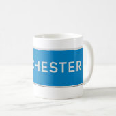 Chichester roadsign kaffeetasse (VorderseiteRechts)