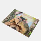 Chichhörnchen Fußmatte (Schrägansicht)