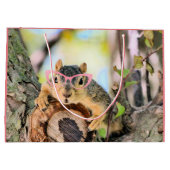 Chichhörnchen Große Geschenktüte (Rückseite)