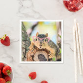 Chichhörnchen Serviette (Beispiel)