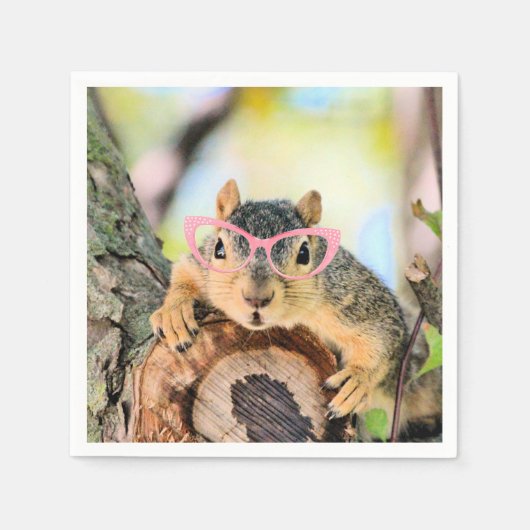Chichhörnchen Serviette (Vorderseite)