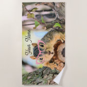 Chichhörnchen Strandtuch (Vorderseite)