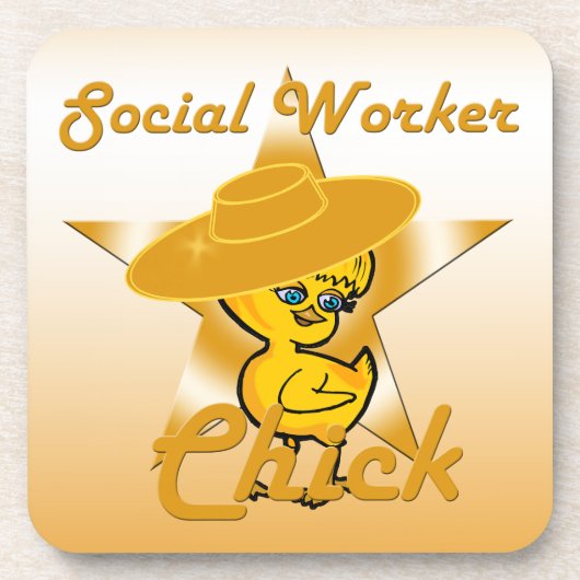 Chick #10 getränkeuntersetzer (Vorderseite)