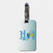 Chick #3 gepäckanhänger (Rückseite vertikal)