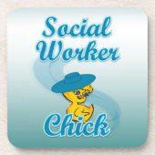 Chick #3 getränkeuntersetzer (Vorderseite)