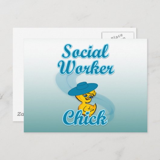 Chick #3 postkarte (Vorne/Hinten)