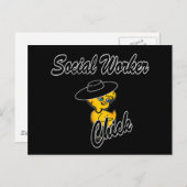 Chick #4 postkarte (Vorne/Hinten)