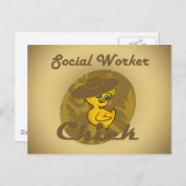 Chick #6 postkarte (Vorne/Hinten)