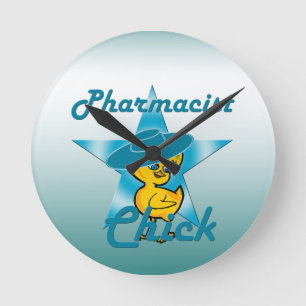 Chick #7 runde wanduhr