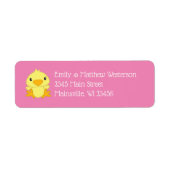 Chick Baby Dusche Pink (Vorne)