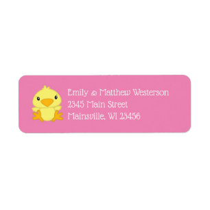Chick Baby Dusche Pink