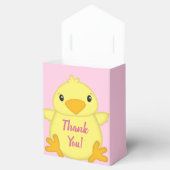 Chick Baby Dusche Pink Geschenkschachtel (Geöffnet)