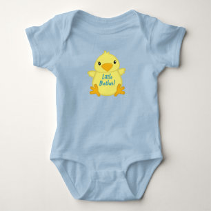 Chick Baby Shower Blue Baby Strampler