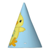 Chick Birthday Party Blue Partyhütchen (Rechts)