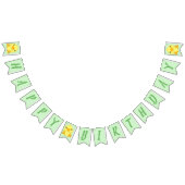 Chick Birthday Party Green Wimpelkette (Alle)