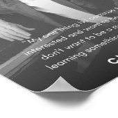 Chick Corea Zitat Poster (Ecke)