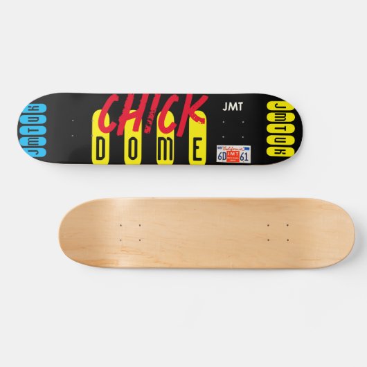CHICK DOME 7 3/4" Skateboard Deck (Horizontal)