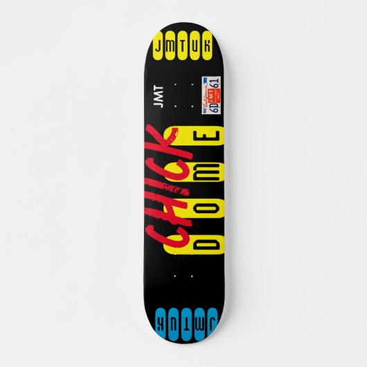 CHICK DOME 7 3/4" Skateboard-Deck Skateboard (Vorne)