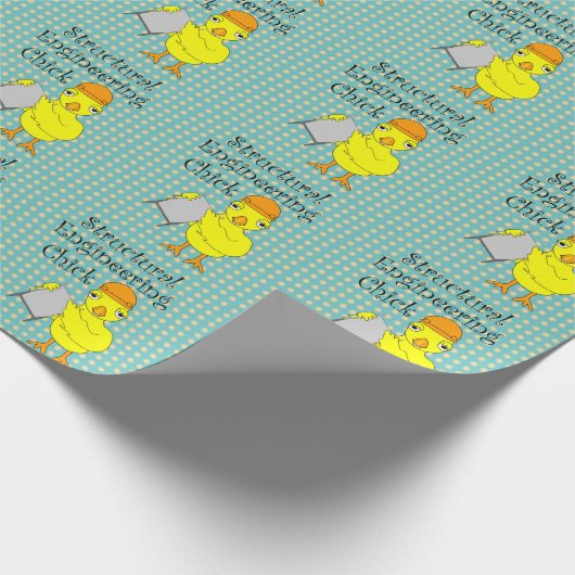 Chick Geschenkpapier (Ecke)