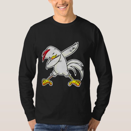Chick Hen Dabbing Chicken   T-Shirt (Vorderseite)