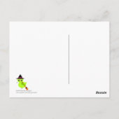 Chick Hexenkarte Postkarte (Rückseite)