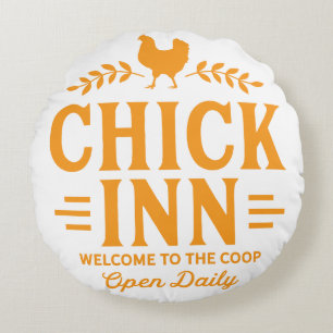 CHICK INN RUNDES KISSEN
