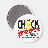 Chick Interrupt 2 Herzerkrankung Magnet (Vorderseite/Rückseite)