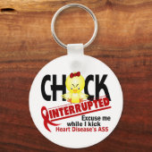 Chick Interrupt 2 Herzerkrankung Schlüsselanhänger (Vorderseite)