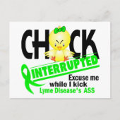 Chick Interrupted 2 Lyme Disease Postkarte (Vorderseite)