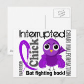 Chick Interrupted 3 Chiari Malformation Postkarte (Vorne/Hinten)