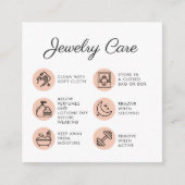 Chick Jewelry Care Instruktionen Business Vielen D Begleitkarte (Vorderseite)