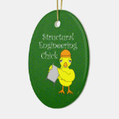 Chick Keramik Ornament (Links)