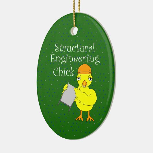 Chick Keramik Ornament (Links)