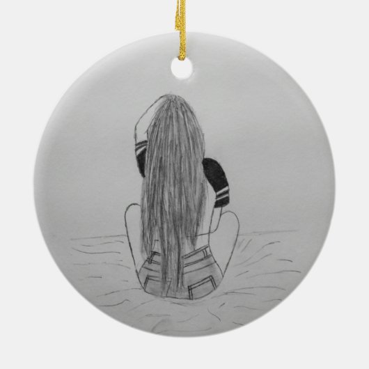 Chick Keramik Ornament (Hinten)