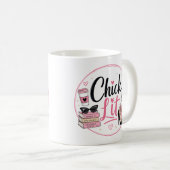 Chick Lit Genre Liebhaber Kaffeetasse (VorderseiteRechts)