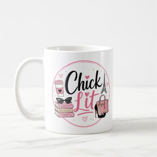 Chick Lit Genre Liebhaber Kaffeetasse (Links)