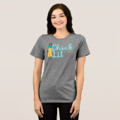 Chick Lit Genre Lovers Tri-Blend Shirt (Vorderseite voll)
