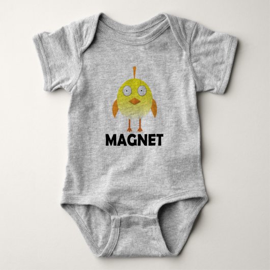 Chick Magnet - Baby Jersey Bodysuit Baby Strampler (Vorderseite)