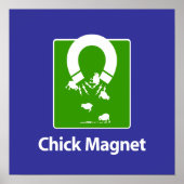 Chick Magnet Blue BG Poster (Vorne)