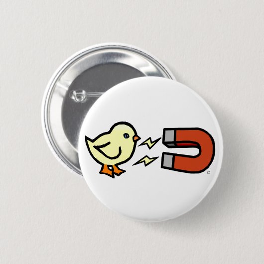 Chick Magnet Button (Vorne & Hinten)