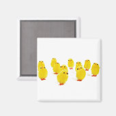 Chick-Magnet Chillout mit meinen Piepen lustiges F Magnet (Vorderseite/Rückseite)