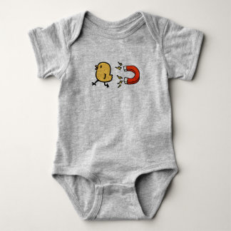 Chick Magnet Funny Baby One Piece Strampler