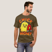 Chick Magnet Funny Halloween Kostüm Magnetic T-Shirt (Vorne ganz)