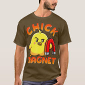 Chick Magnet Funny Halloween Kostüm Magnetic T-Shirt (Vorderseite)