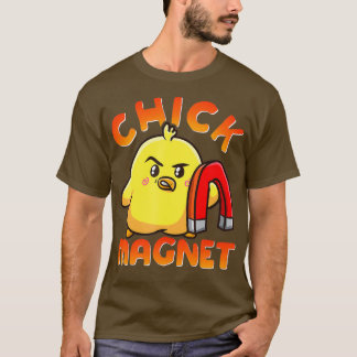 Chick Magnet Funny Halloween Kostüm Magnetic T-Shirt