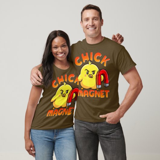 Chick Magnet Funny Halloween Kostüm Magnetic T-Shirt (Unisex)