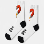 Chick Magnet individuelle Name Socken (Linkes Detail)