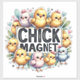 Chick Magnet - Niedliche Baby Chicks Aufkleber