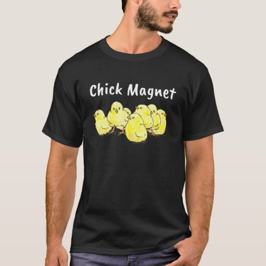 Chick Magnet Niedlicher kleiner Kick Osteroutfit f T-Shirt (Vorderseite)