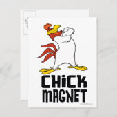 Chick Magnet Postkarte (Vorne/Hinten)